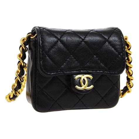 black chanel bag mini|More.